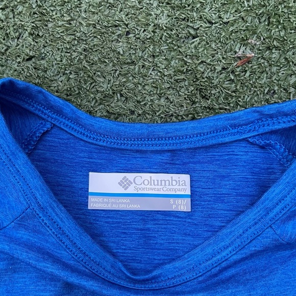 COLUMBIA BOYS' SILVER RIDGE II SHORT SLEEVE TEE Preowned size small 8 casual - Picture 3 of 4